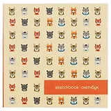 Скетчбук «Hipsters», 40 листов, 17 х 17 см