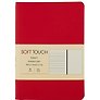 Записная книжка «Soft Touch. Пламенный красный» А6, 80 листов в точку, экокожа, Listoff