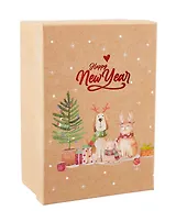 Коробка подарочная "Зверушки" 18*12*7, НГ, картон