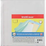 Обложки 10шт д/тетрадей и дневников "Fizzy Clear" с клеевым краем, 212*395мм, 50мкм, Erich Krause