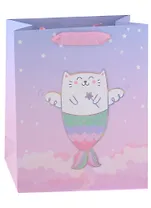 Пакет А4 32*26*12 "Веселые зверята" дет., бум.мат