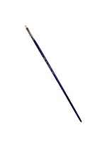 Кисть художественная Манеж, синтетика упругая, плоская, длинная ручка №2, Гамма