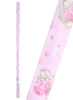 Бумага упаковочная 70*100см "Зайка Ми" мел., инд.уп