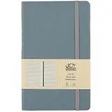 Книга для записей А5 96л лин. "Joy Book. Перед дождем" иск.кожа, тв.переплет, ляссе, резинка, инд.уп.