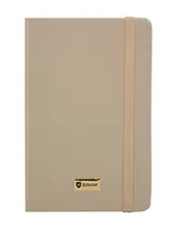 Записная книжка А6- 70л кл. "Universal" желт.металлик, инт.переплет, Schiller