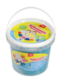 Набор для творчества Lori. Домашняя песочница «Изумрудный песок», 1 кг