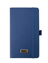 Записная книжка А7 100л лин. "Classic" синяя, 7БЦ, Schiller