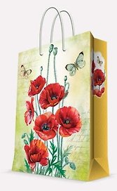 Пакет Феникс Бумажный Маки 26*32,4*12,7см 40857