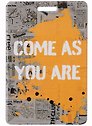 Чехол для карточек вертикальный Граффити Come as you are