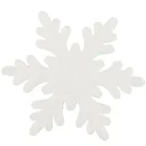 Украшение поролоновое "Снежинка с блестками", 20 см