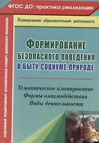 Формирование безопасного поведения в быту, социуме, природе. Тематическое планирование, формы взаимодействия, виды деятельности. ФГОС ДО