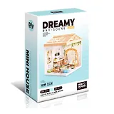 8010 Конструктор интерьерный для детского творчества – сборный домик Fairy Care «Уютный дворик», количество деталей - 82 (материалы: пластик, металл, картон), со световыми эффектами (подсветка интерье