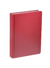 Ежедневник недат. А5 136л "VELVET" фуксия, иск.кожа, ляссе, Bruno Visconti