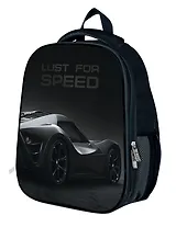 Ранец ERGONOMIC LIGHT 2 "ЖАЖДА СКОРОСТИ" 2 отд., 38*29*19см, жестк. каркас, с брелком