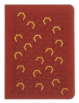Записная книжка А6 80л кл. "GALLERY. Каштановый (NEW)" иск.кожа с поролоном, термотиснение, ляссе, скругл.углы, инд.уп.