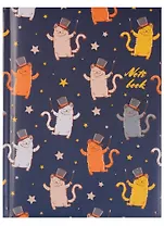 Записная книжка А6 48 листов "Кот-джентельмен (орнамент)"