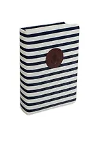 Ежедневник недат. А6 144л "Regatta" морская расцветка, иск.кожа, тв.переплет, нашивка, внутр.карман, двойное ляссе, In Folio