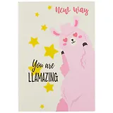 Книга для записей «New way. Лама», 80 листов, А5