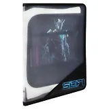 Папка для труда А4 "Ледяной робот" 32,8*22,8 см, пластиковая, молния с трех сторон