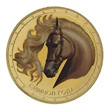 Изделие декоративное Монета Лошадь (4х4) (823869)