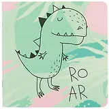 Записная книжка "Fyr-Fyr. Динозавр", 40 листов, 17 х 17 см