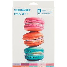 Маркеры «Basic set 1», 10 цветов, Sketchmarker