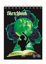 Скетчбук А5 60л "Вэнсдэй Замочная скважина" 120г/м2, гребень