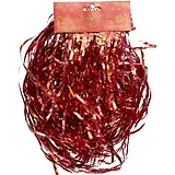 Новогодний дождик красный мерцающий, 9 х 150 см