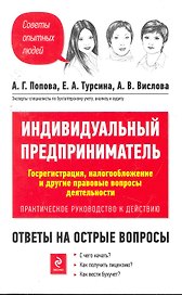 Индивидуальный предприниматель. Госрегистрация, налогообложение и другие правовые вопросы деятельности. Практическое руководство к действию