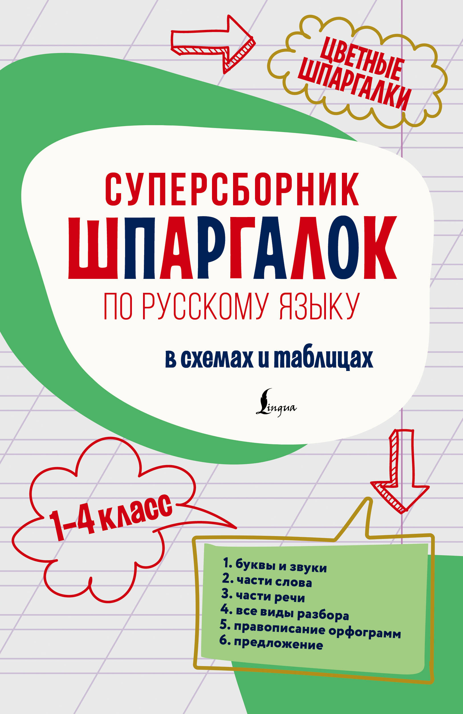 Суперсборник шпаргалок по русскому языку
Суперсборник шпаргалок по русскому языку