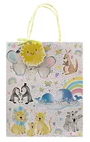 Пакет А4 32*26*12 "Зверята" дет., бум.мат