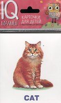 Умный малыш. ENGLISH. Домашние питомцы. Набор карточек для детей.