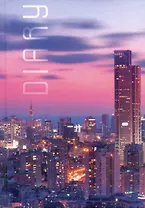 Ежедневник полудат. А5 192л "Ночной город" 7БЦ, мат.лам, офсет