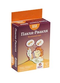 Карточная настольная игра, Простые правила Пакля-рвакля (2017) РР-45