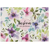 Альбом для рисования Be Smart, Fleurs, А4, 40 листов, на склейке