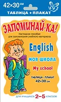 Запомина-ка! Английский язык. Моя школа. Для учащихся 2-5 классов. Наглядное пособие
