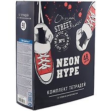 Тетради предметные «Neon hype», 48 листов, 12 штук, BG