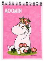 Блокнот А6 40 листов "Moomin" евроспираль, в ассортименте