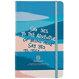 Книга для записей А5 64л лин. "Paints" 7БЦ, резинка, ляссе, тонир.блок