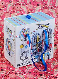Коробка для подарков, Феникс презент, Нотр-Дам 16*16*8см