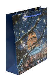 Пакет А4 32*26*10 СПб "Казанский собор" бум.мат.ламинат