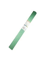 Бумага гофрированная "Точки белые на зеленом" 50*250 WEROLA