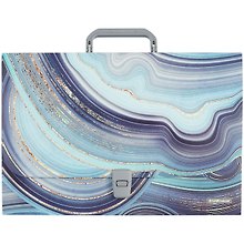 Папка -портфель пластиковый «Marble Kyanite» А4+, в индивидуальной упаковке, Erich Krause