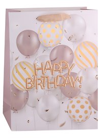 Пакет А3 42*32*11,5 "Birthday ballons" нейтр., бум.мат.ламинат