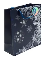 Пакет А4 32*26*12.5 "Снежинка" НГ, бум.мат.ламинат