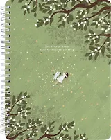 Тетрадь А4 96л кл. "Soul", сад, карт.обл., спираль, ламинация, микротекстурирование, тиснение золотой фольгой