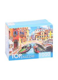 Пазл Гондолы в Венеции TOPpuzzle 1000 элементов ХТП1000-2170