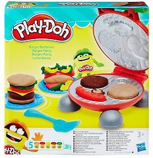 Play-Doh Игровой набор Бургер гриль (набор пластилина, 5 цветов) (280 г) (B5521EU4) (3+) (Play-Doh)
