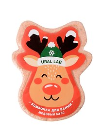 Бомбочка для ванны Оленёнок (Медовый мусс) (Ural Lab) (130г)