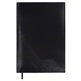 Ежедневник недат. А5 160л "Сариф эконом" черный, иск.кожа, тв.переплёт, поролон, блинтовое тиснение, офсет, ляссе